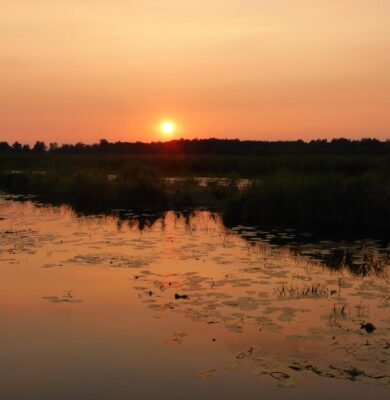 zonsondergang tiemen