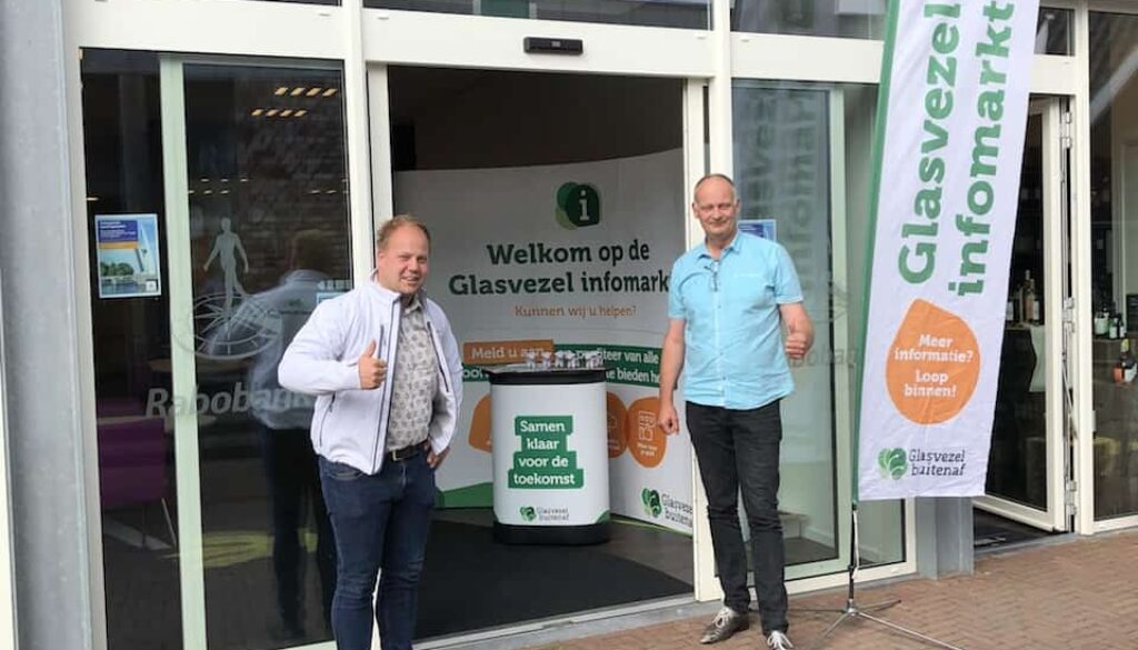 Glasvezel pop-up store Vollenhove (Thom de Vries en Wim Brus)