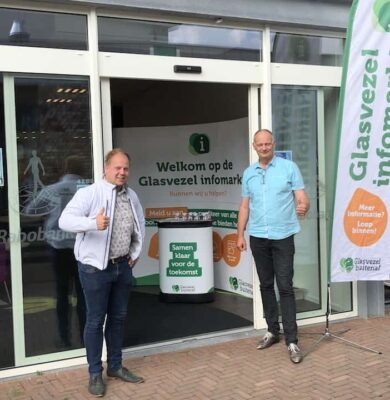 Glasvezel pop-up store Vollenhove (Thom de Vries en Wim Brus)