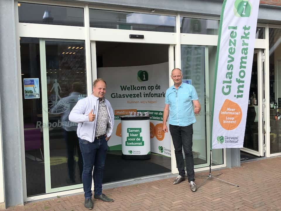Glasvezel pop-up store Vollenhove (Thom de Vries en Wim Brus)