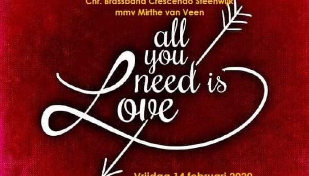 Vanlentijnsconcert poster