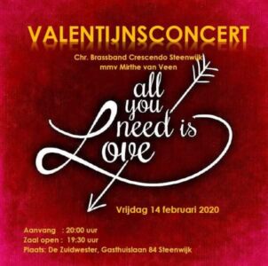 Vanlentijnsconcert poster