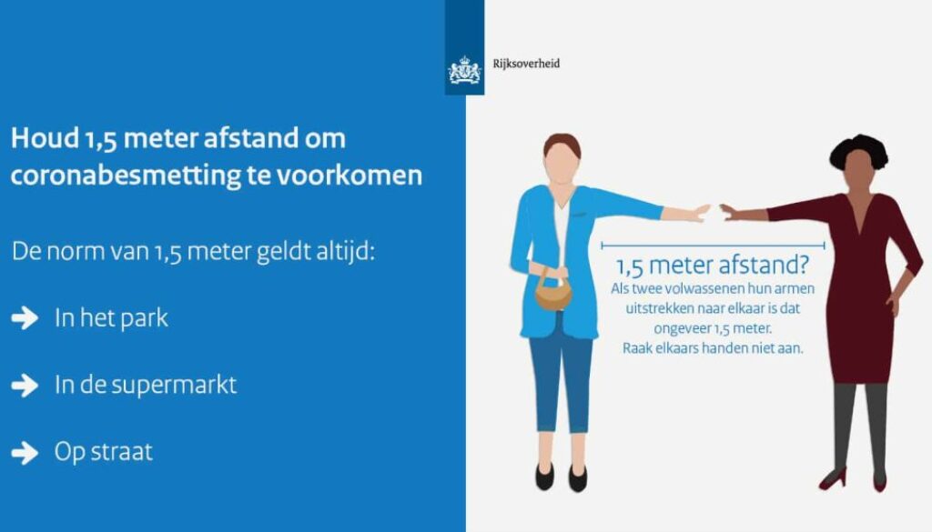 Afstand houden