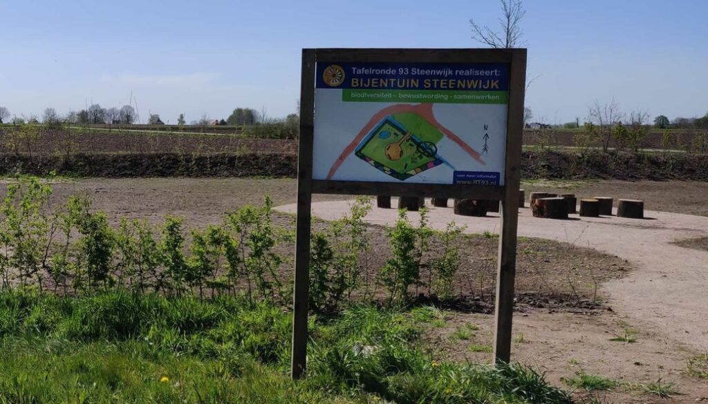 Foto bord bijentuin rt93