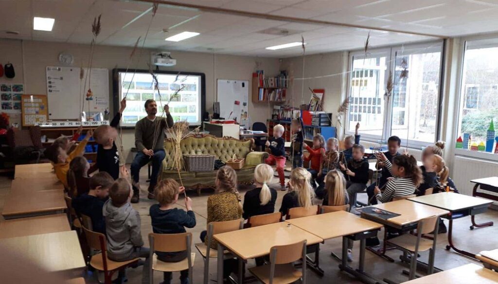 Duurzame_ambachten_riet_in_de klas