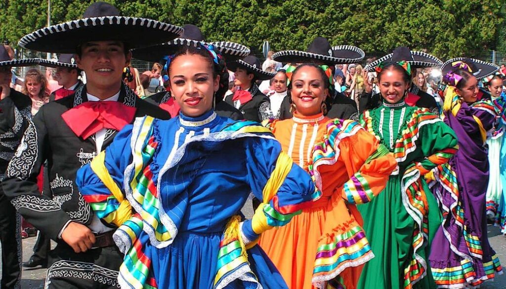 Mexicaanse dansgroep