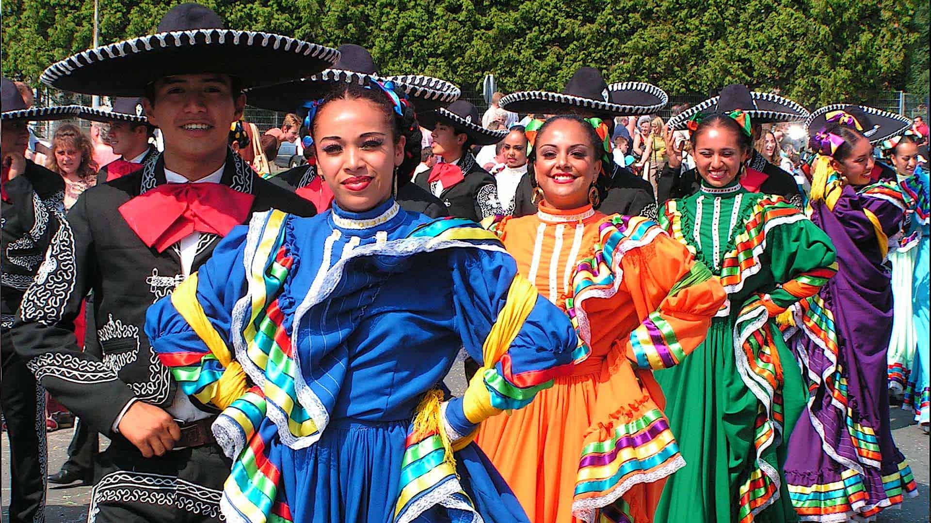 Mexicaanse dansgroep