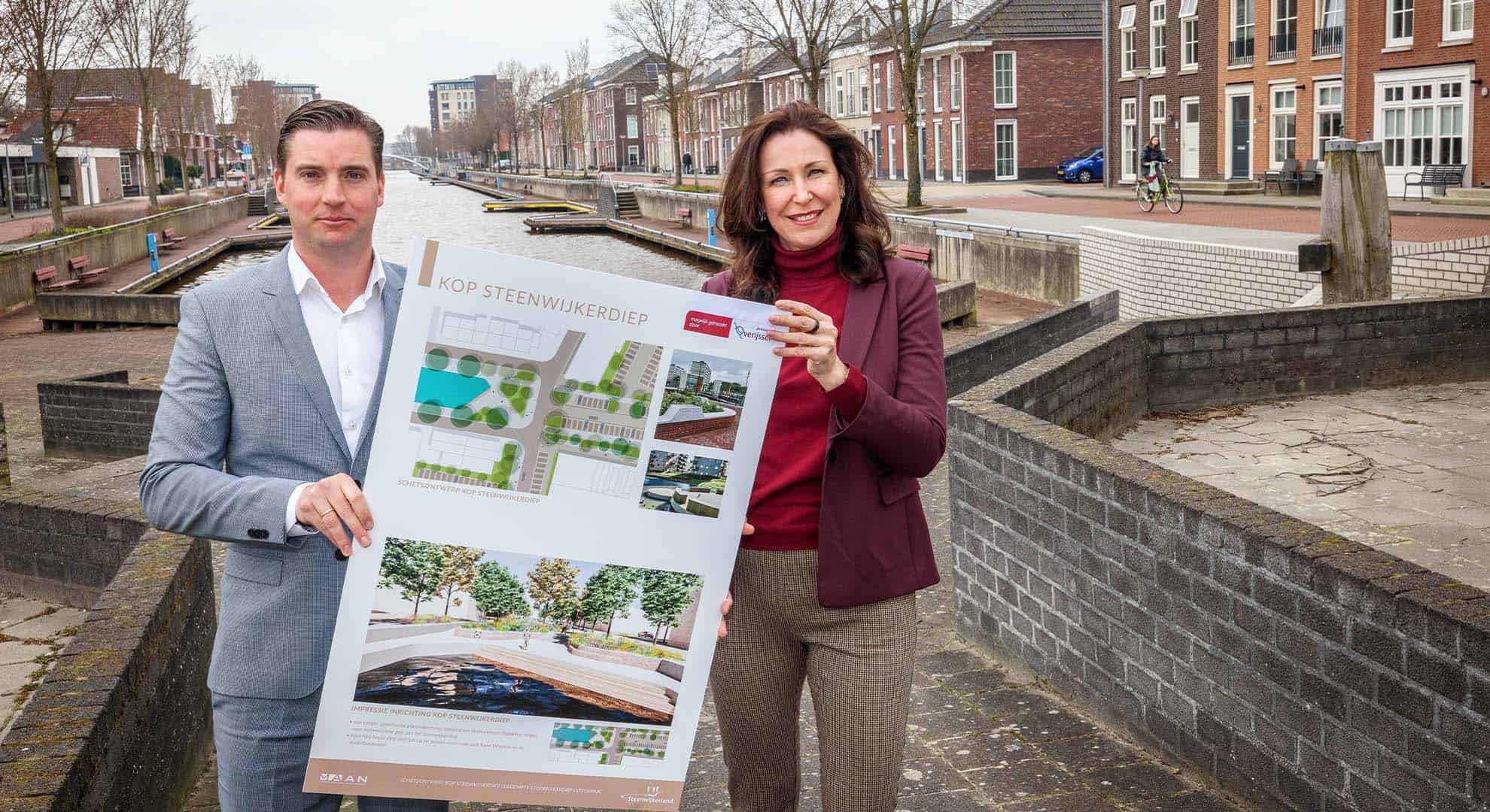 Foto bezoek gedeputeerde, fotograaf Wilbert Bijzitter