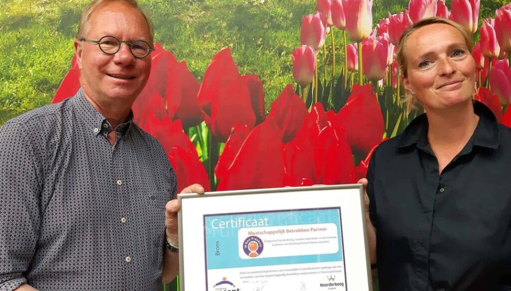 Stichting Present Steenwijkerland zet Zorggroep Noorderboog in het zonnetje