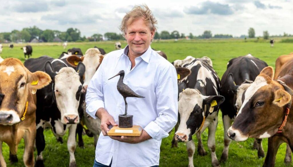 Uitreiking Goude Grutto aan Klaas de Lange foto Fred van Diem