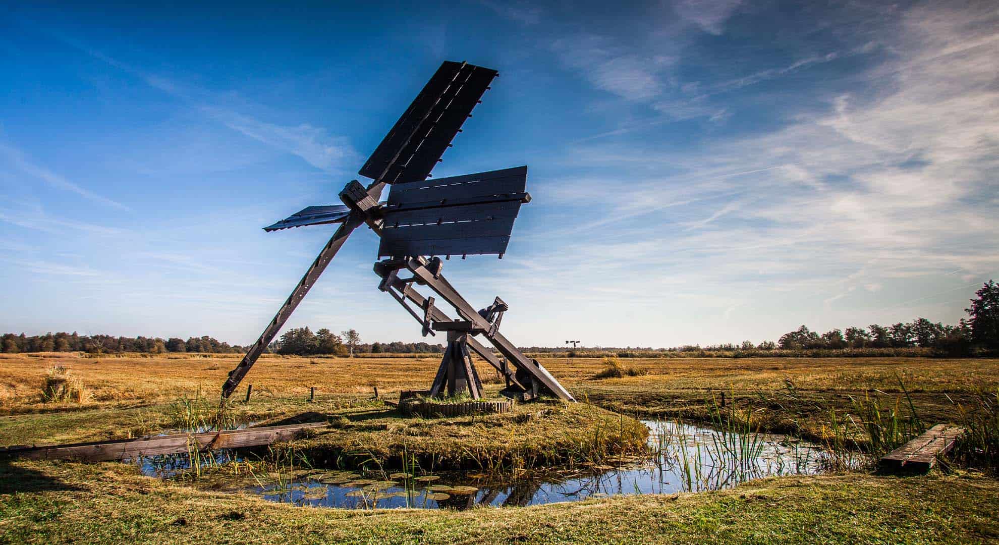 Weerribben Wieden Tjasker molen foto Bertrik Hakvoort