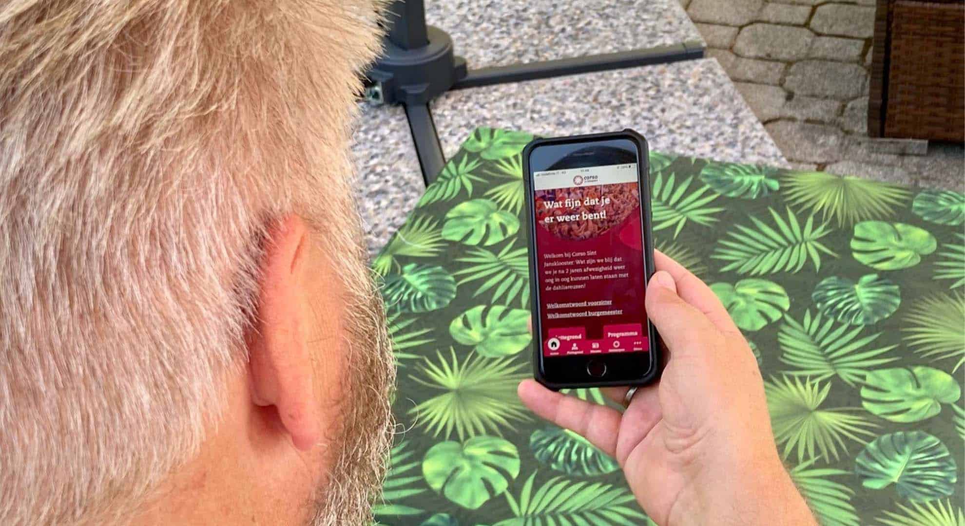 Ondersteunende foto achtergrondverhaal app Corso Klooster