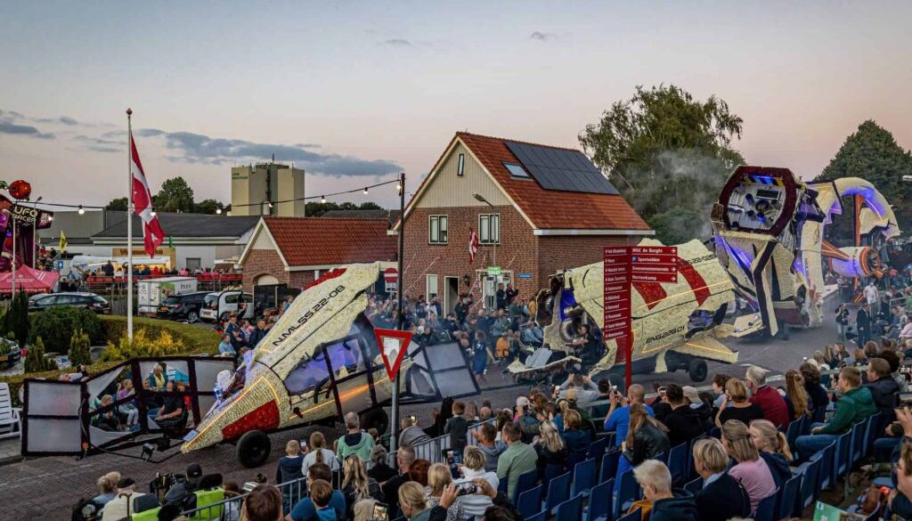 De winnende wagen van de groep Nameless