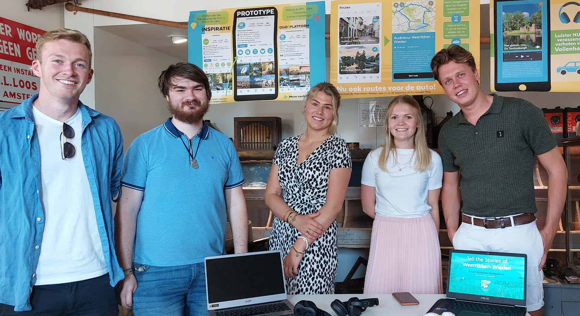Dit voorjaar presenteerde een eerdere lichting studenten een audiotour