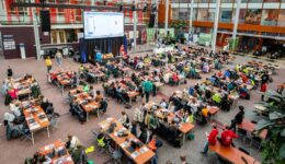 Overzichtsfoto in het Deltion College