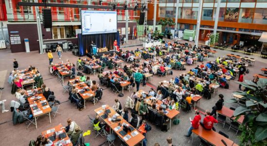 Overzichtsfoto in het Deltion College