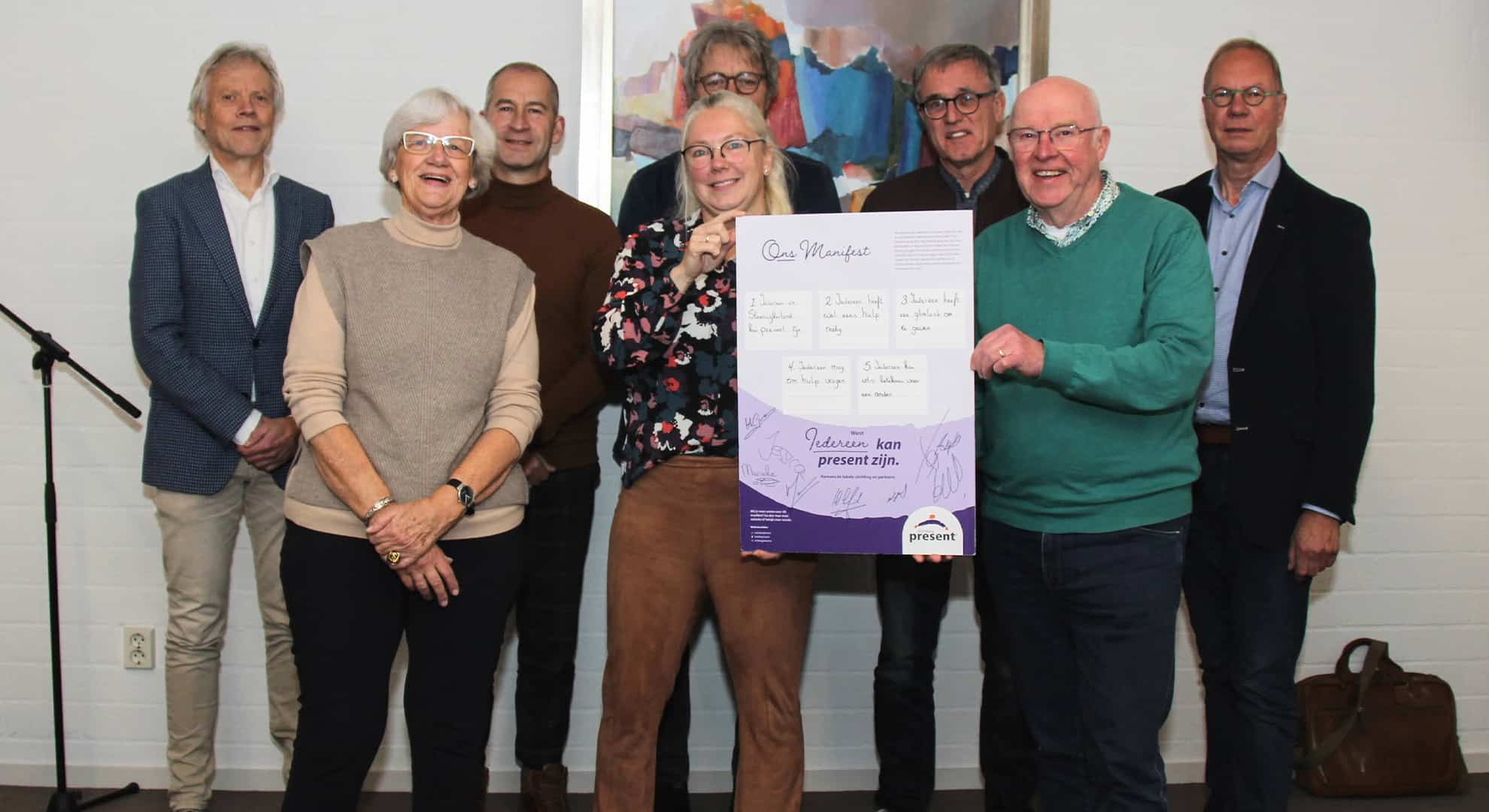 Present met ambassadeurs