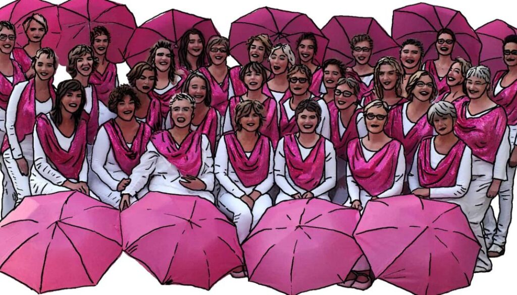 BEWERKTE koorfoto 50 met zwarte lijntjes