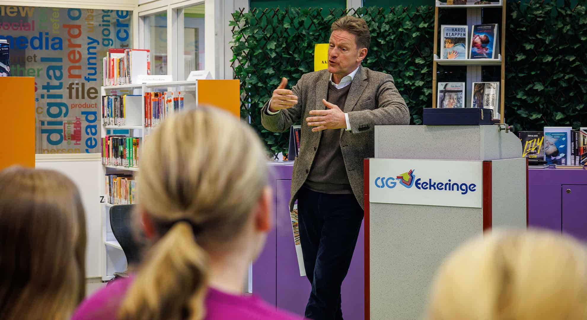 Gastcollege burgemeester Rob Bats