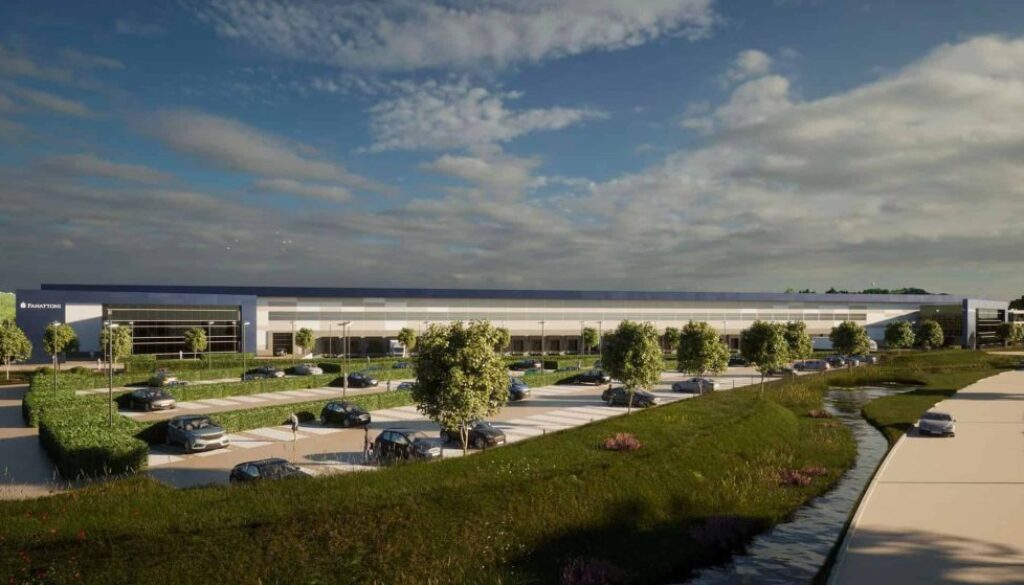 Een artist impression van Panattoni Park Steenwijk. Foto- Panattoni Nederland