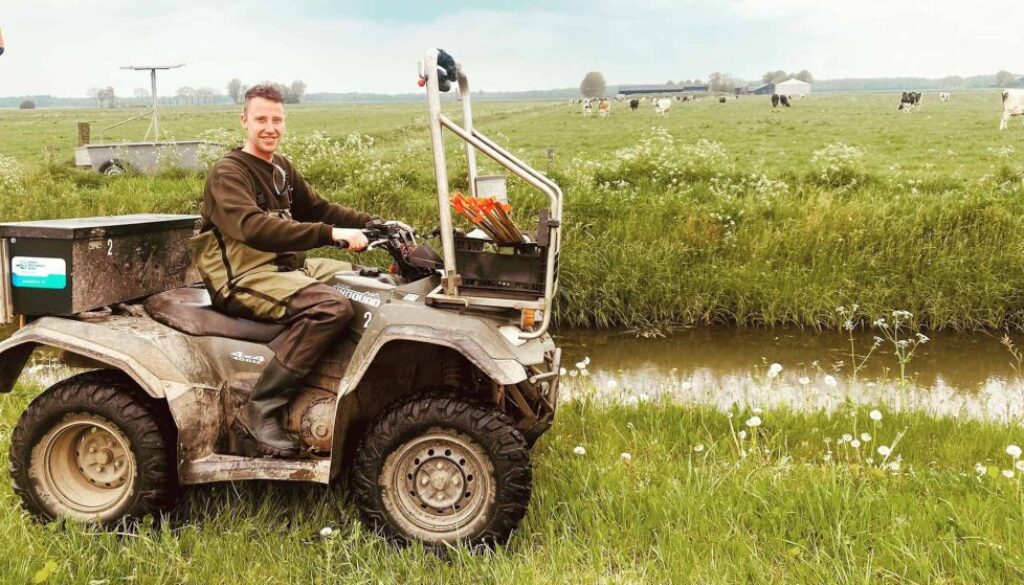 Muskusrattten bestrijden per quad