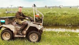 Muskusrattten bestrijden per quad
