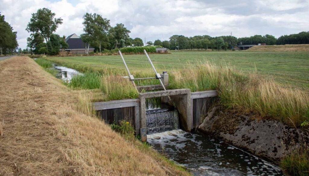 Opzetten waterpeil droogte - update 5 juli