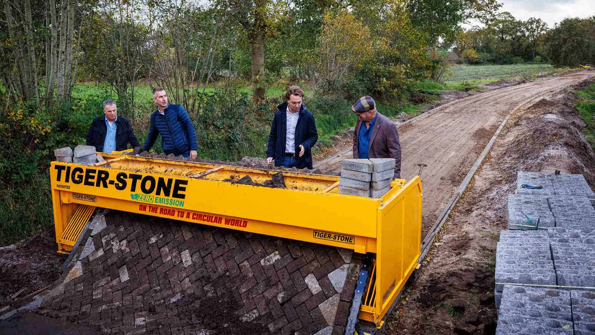 Foto emissievrije herbestratingsmachine