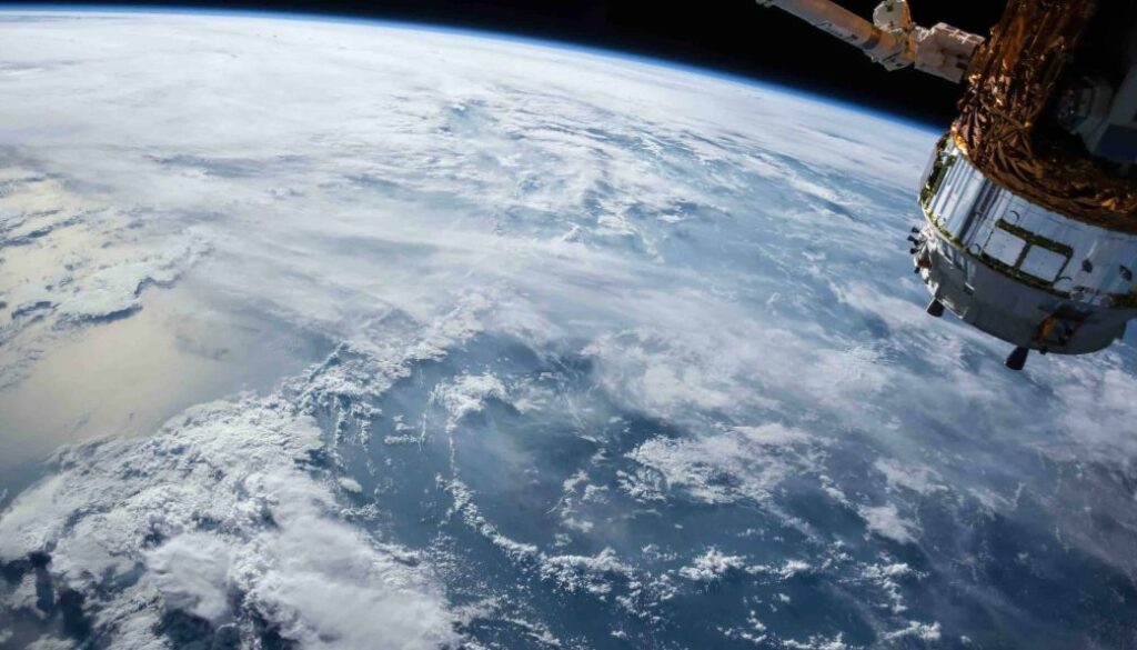 Schouw sloten per satelliet - stockfoto1