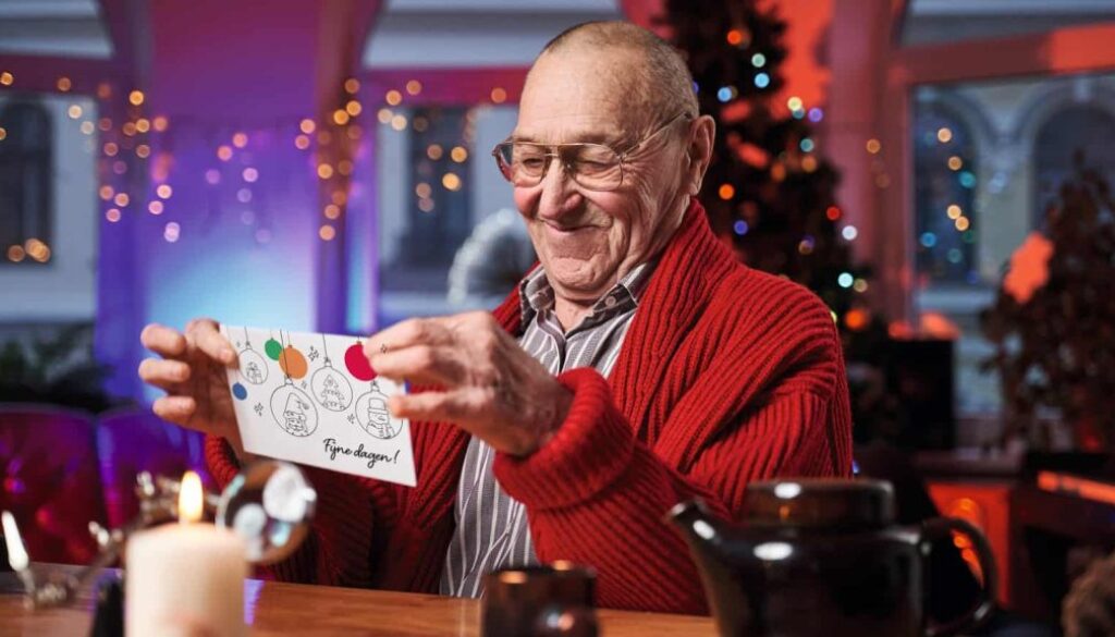 Knip van beeld kerstkaartenactie 2023