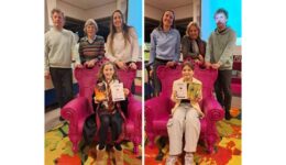 Foto winnaars voorleeswedstrijd Steenwijkerland