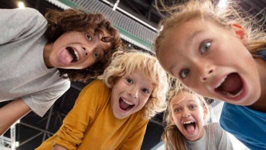 Blije kinderen