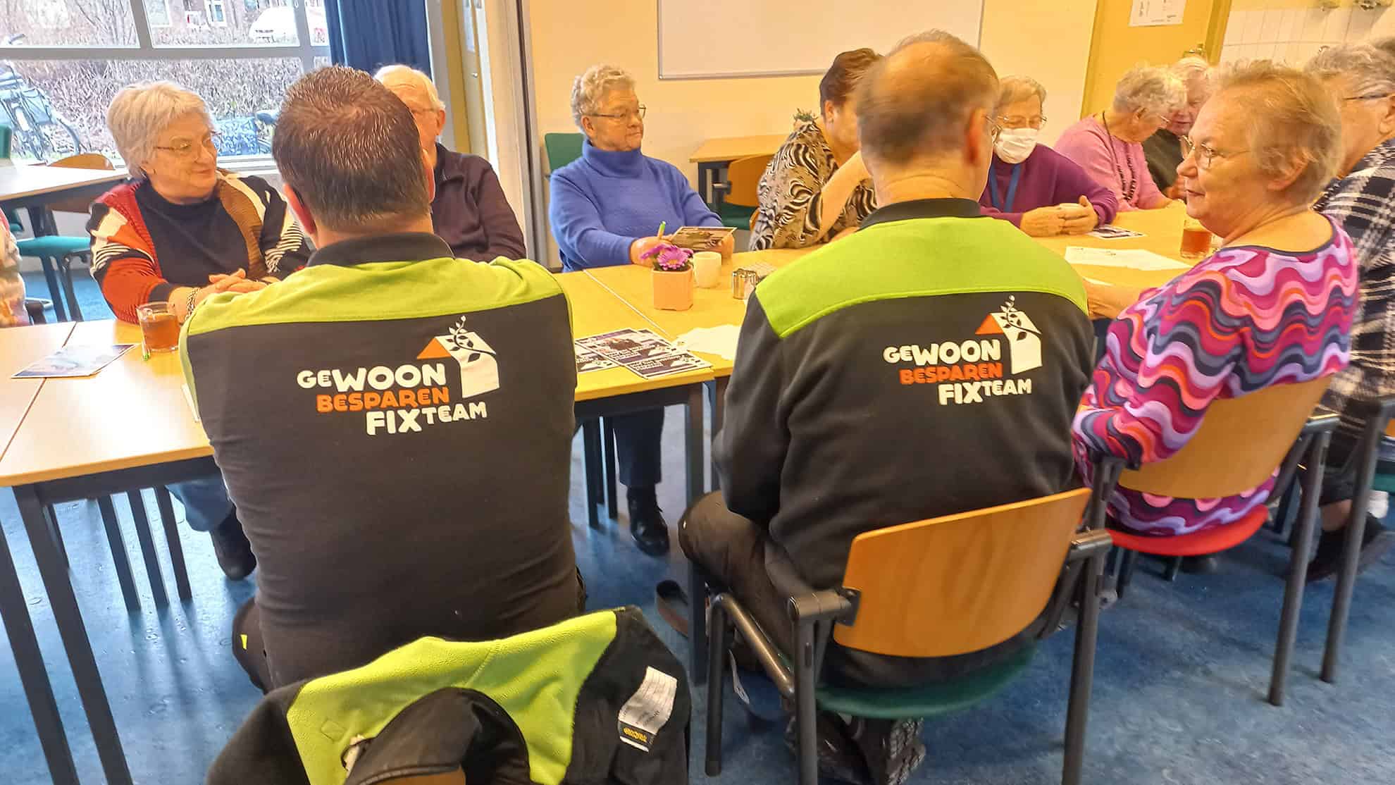 Op de foto: het FIXteam bij de inloop in Torennest, eerder dit jaar.