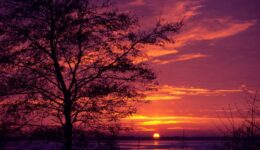 Zonsondergang Belterwijde - foto Ronald Messemaker
