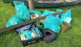 Opbrengst World Cleanup Day 2023 in Giethoorn - foto aangeleverd
