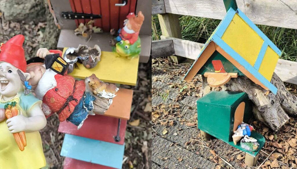 Vandalisme op kabouterpad - foto aangeleverd