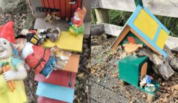 Vandalisme op kabouterpad - foto aangeleverd