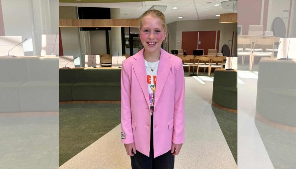 kinderburgemeester Yinthe Spijker - foto aangeleverd