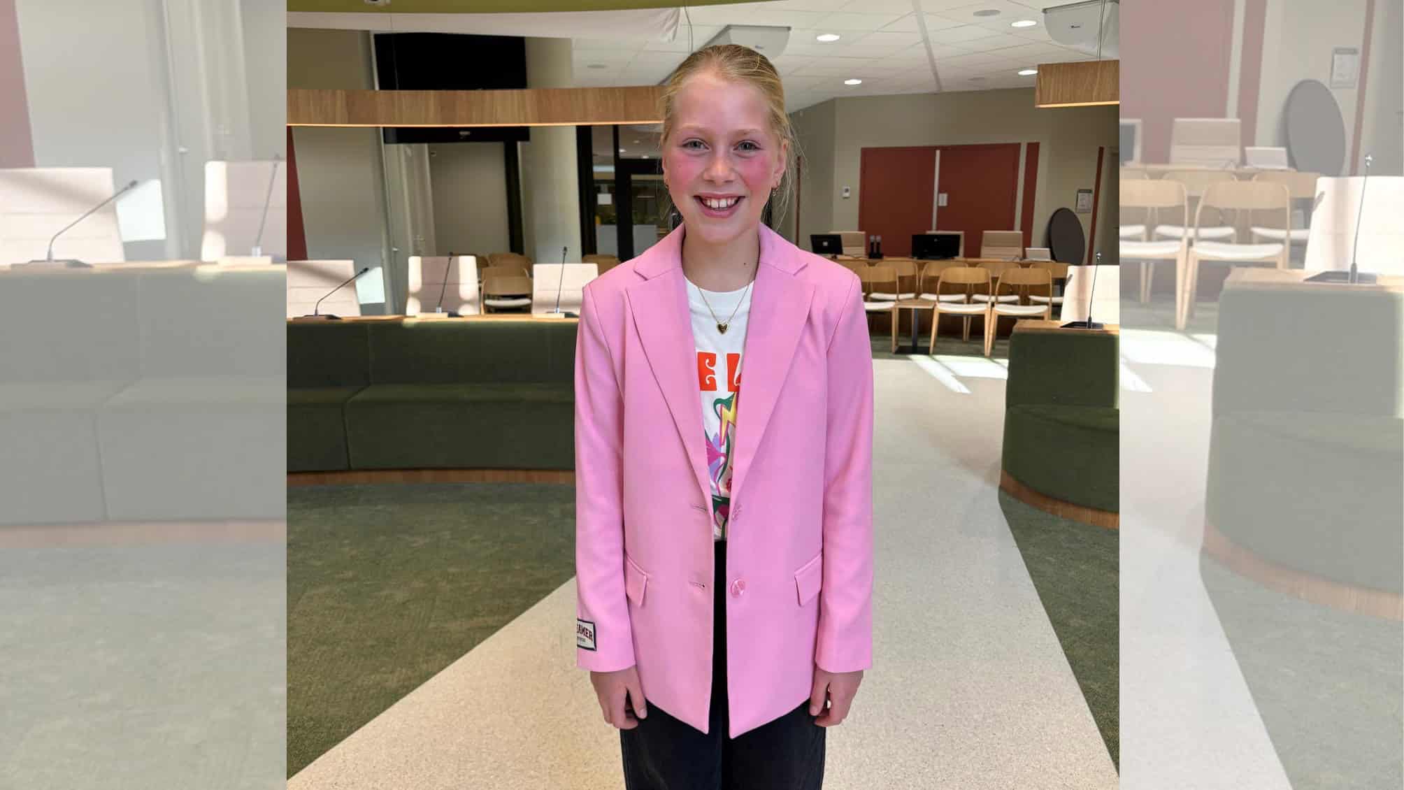 kinderburgemeester Yinthe Spijker - foto aangeleverd