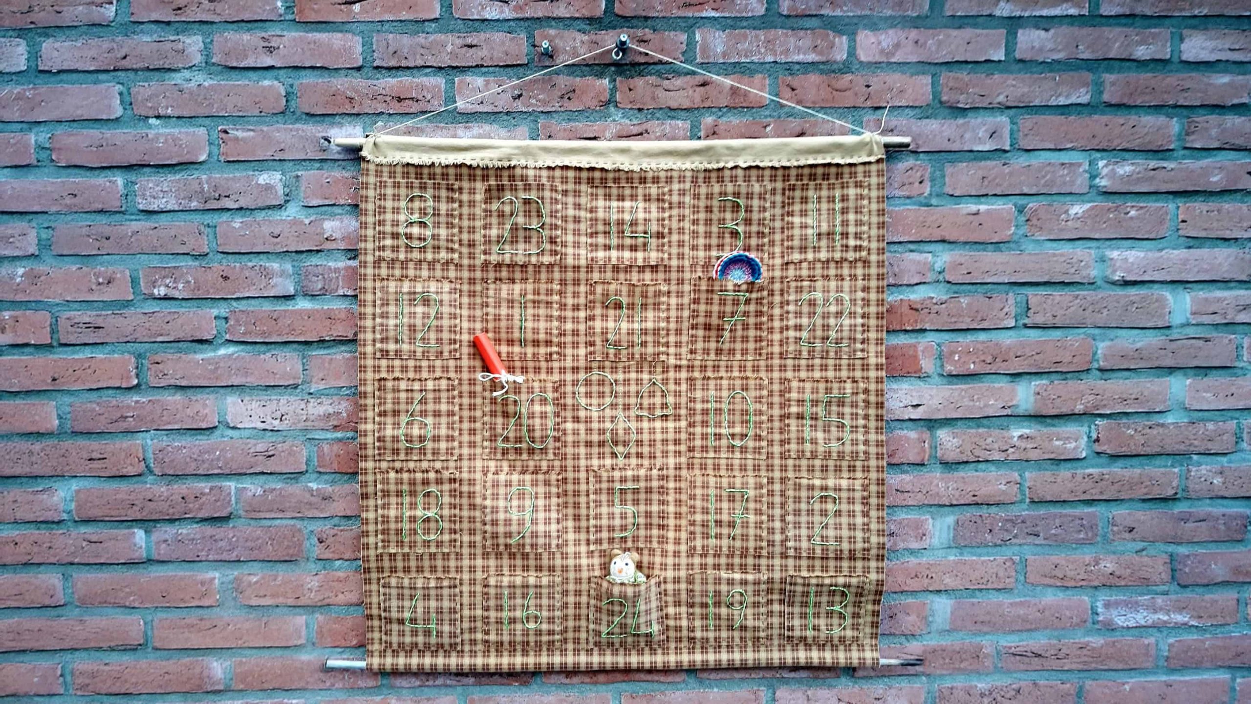 Duurzame adventskalender - foto aangeleverd