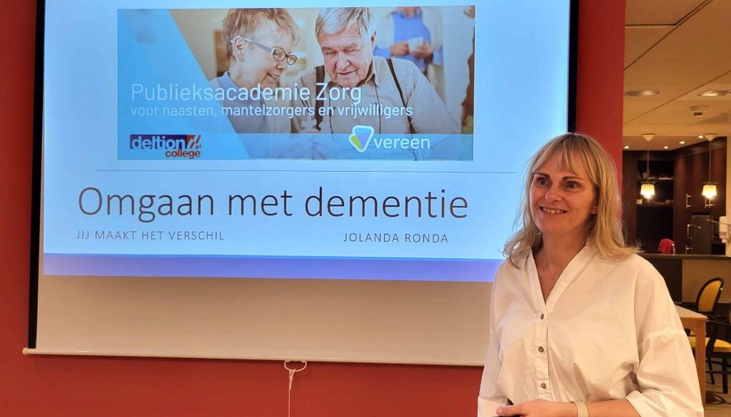 Eerste training Omgaan met dementie - foto aangeleverd