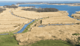 Luchtfoto van De Wieden het gebied waar drinkwater wordt gewonnen - foto aangeleverd