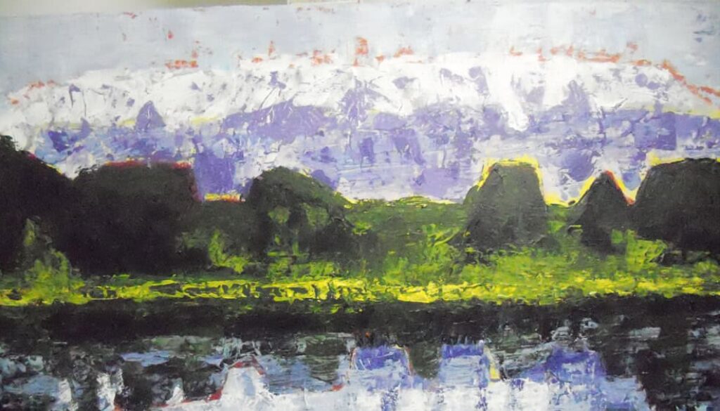 Workshop geabstraheerd landschap schilderen - foto aangeleverd