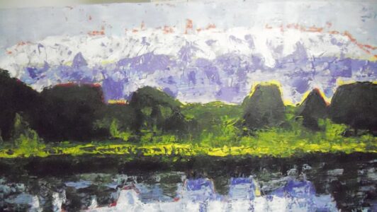 Workshop geabstraheerd landschap schilderen - foto aangeleverd