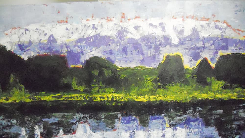 Workshop geabstraheerd landschap schilderen - foto aangeleverd