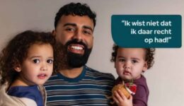 man met kinderen - foto aangeleverd