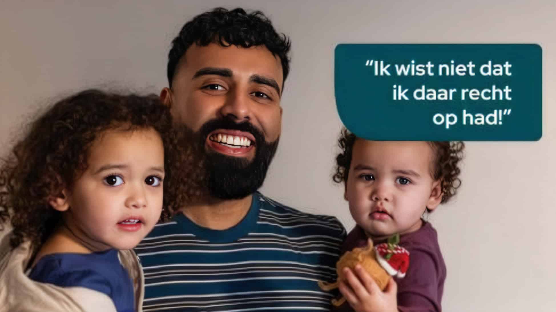 man met kinderen - foto aangeleverd