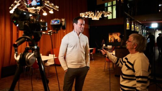 Foto Streekomroep verslag op locatie - eigen foto
