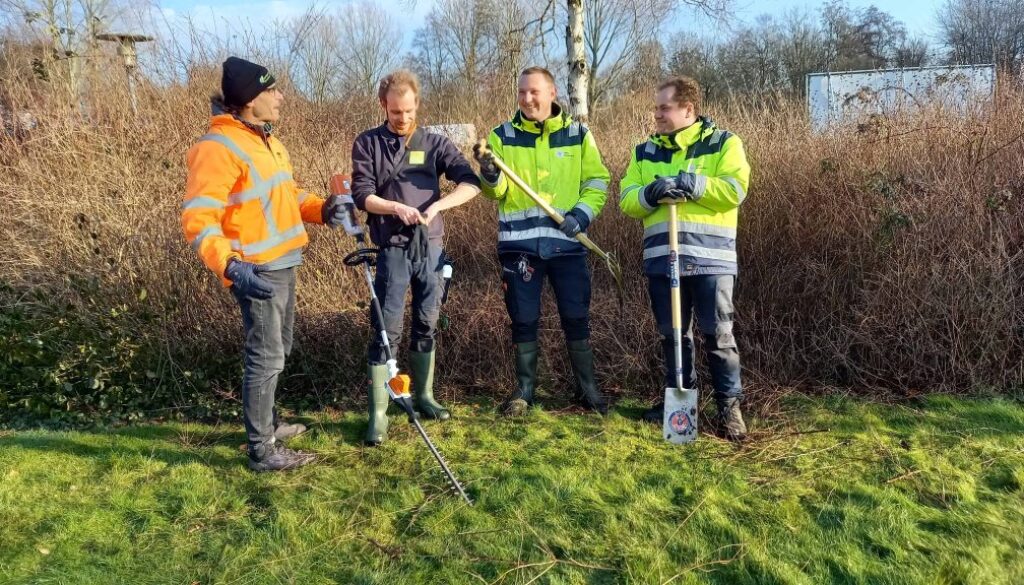 Mannen aan het werk - foto aangeleverd
