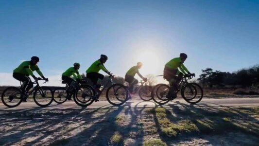 Verkenning van de route door RTV leden - foto aangeleverd